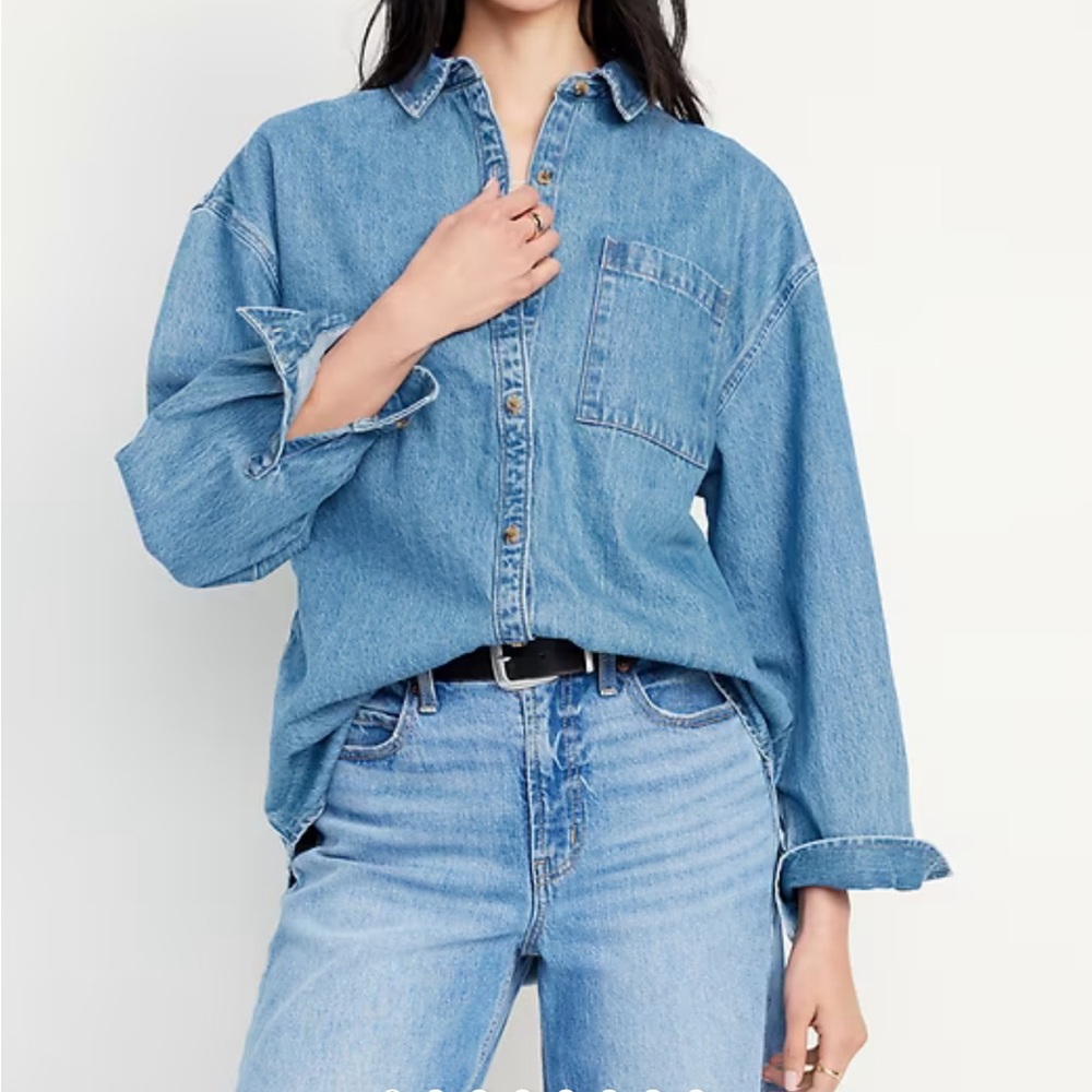 Old Navy Light Blue Denim Jean Jacket